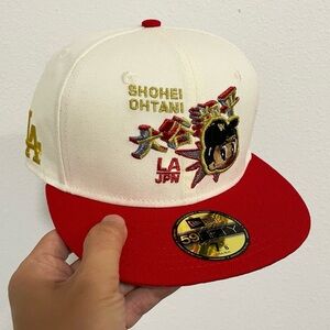 NEW ERA - MLB Baseball- Los Angeles Dodgers Shoehei Ohtani 59FIFTY Fitted Cap -